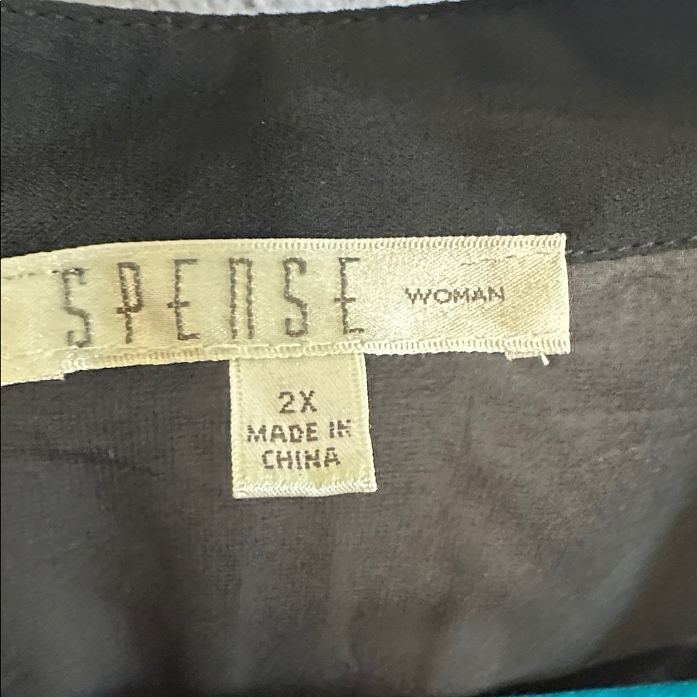 Spense Black Button Up Tunic Tank - Picture 2 of 10